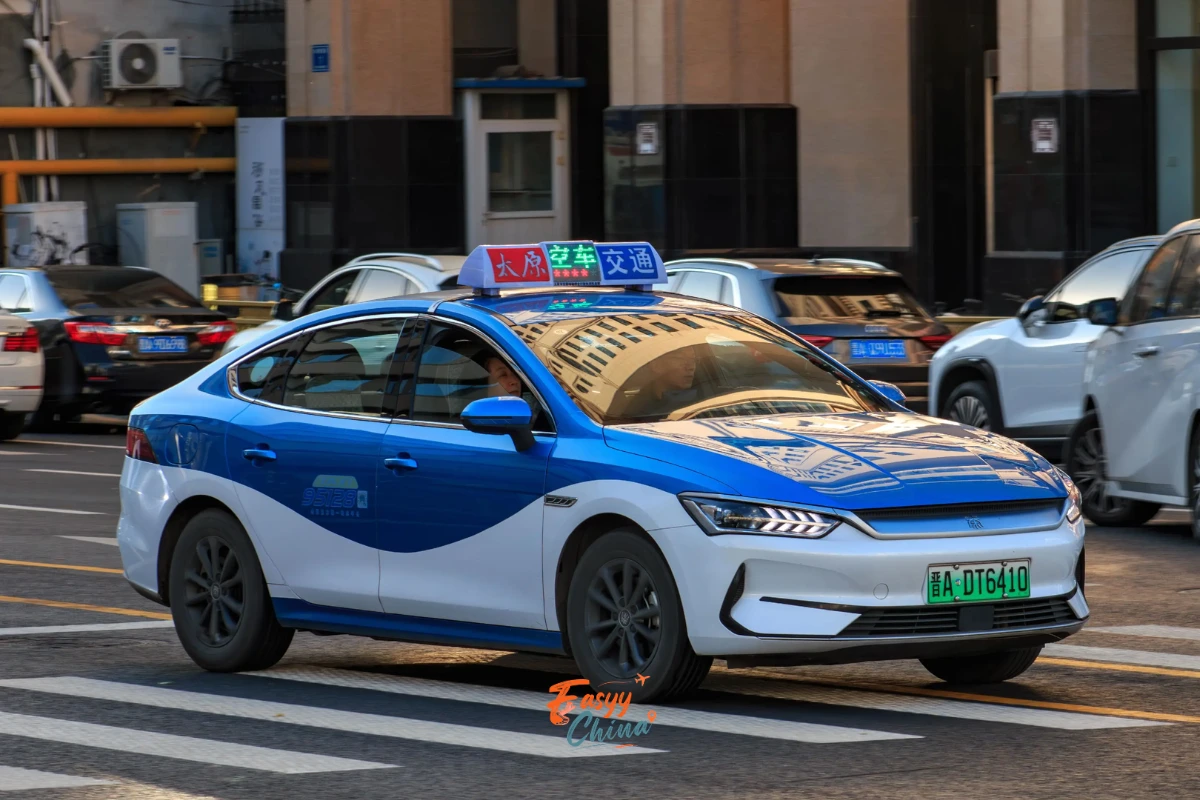 Taxi và DiDi phương tiện di chuyển tại Trung Quốc trong thành phố