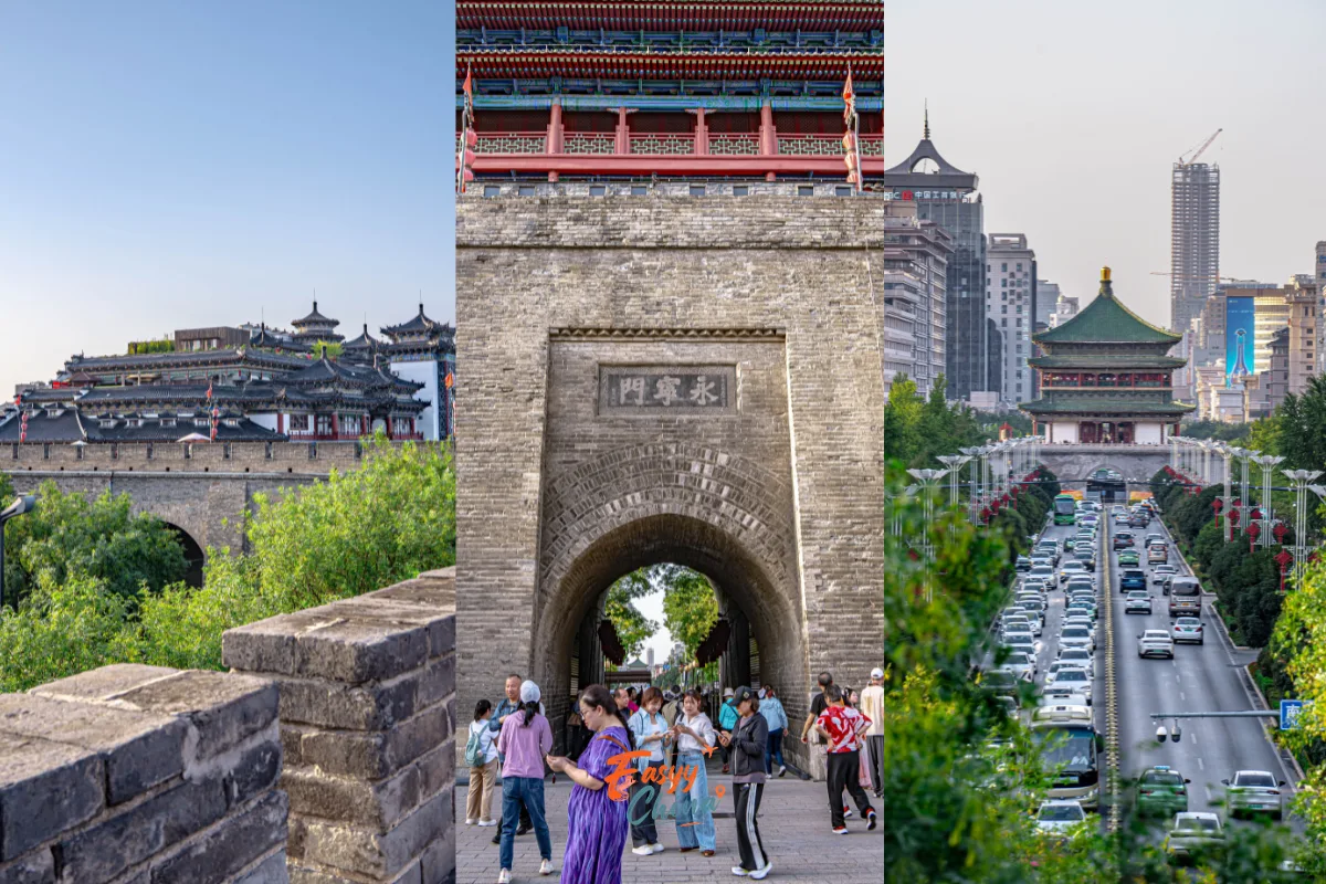Tường thành Tây An địa điểm du lịch Tây An
