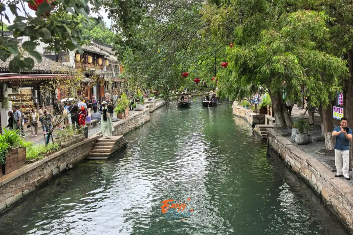 Phố cổ Chu Gia Giác có thể đón lượng khách đông